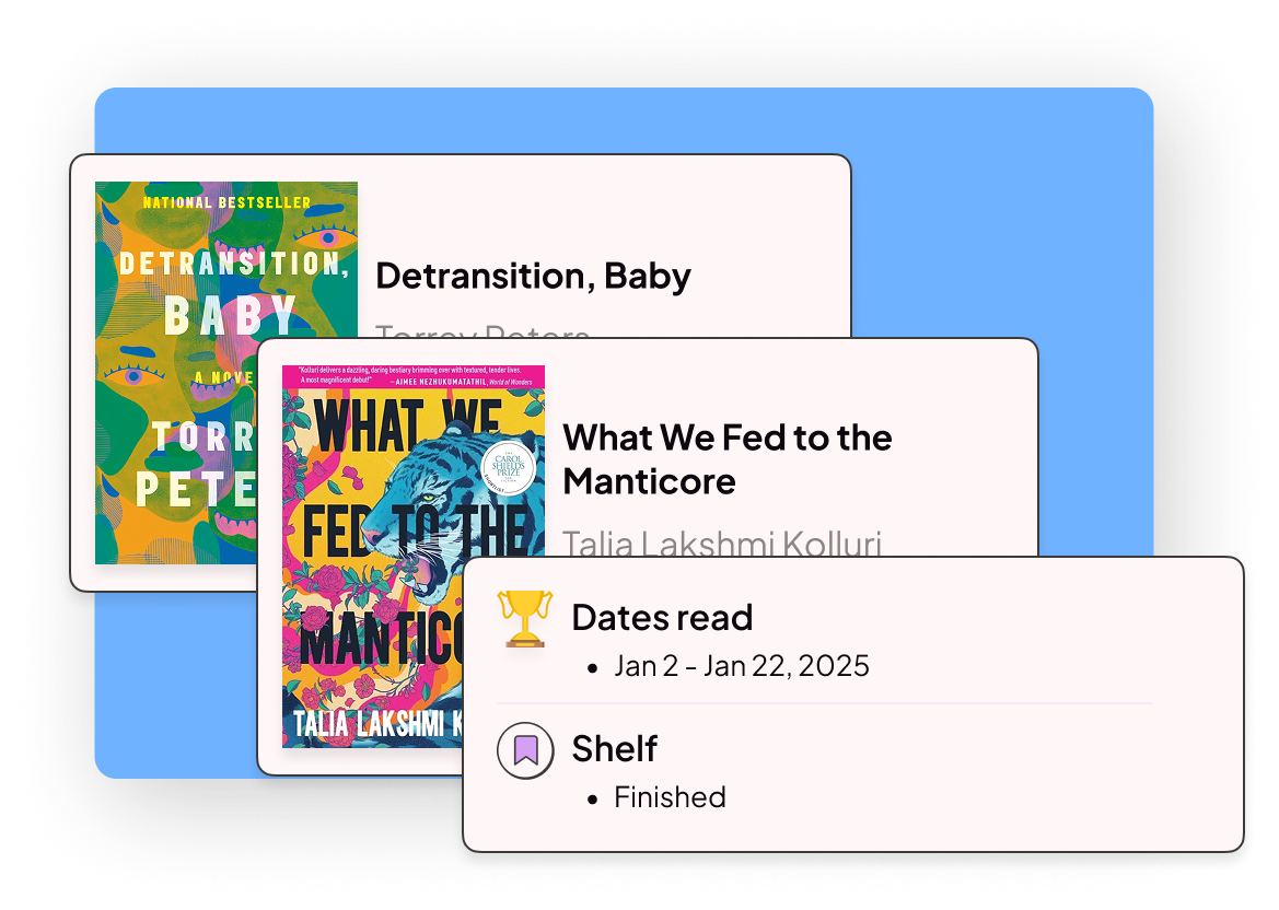 Track your reading journey